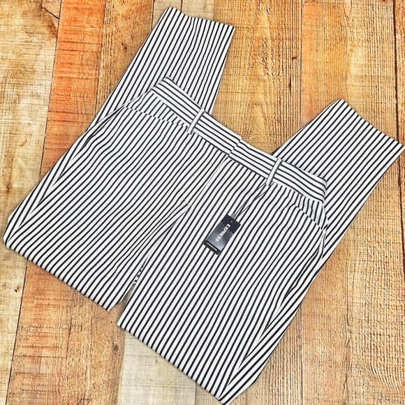 Express Pants - Express | Publicist Black & White Stripe Pants